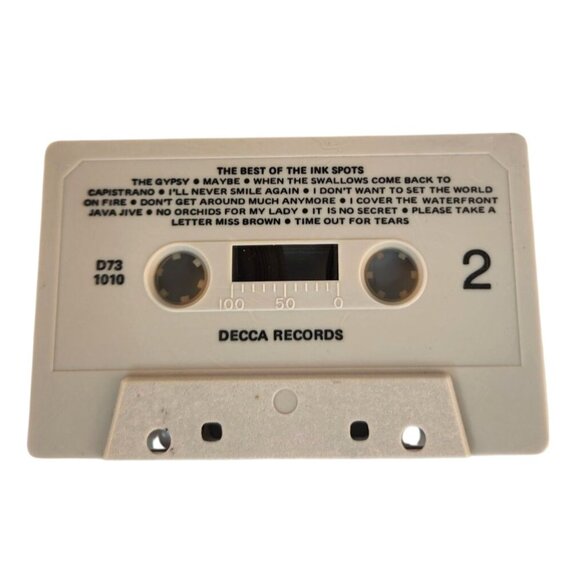 The Best Of The Ink Spots Cassette Tape 1010 Decca Records Classic Hits - Picture 5 of 16